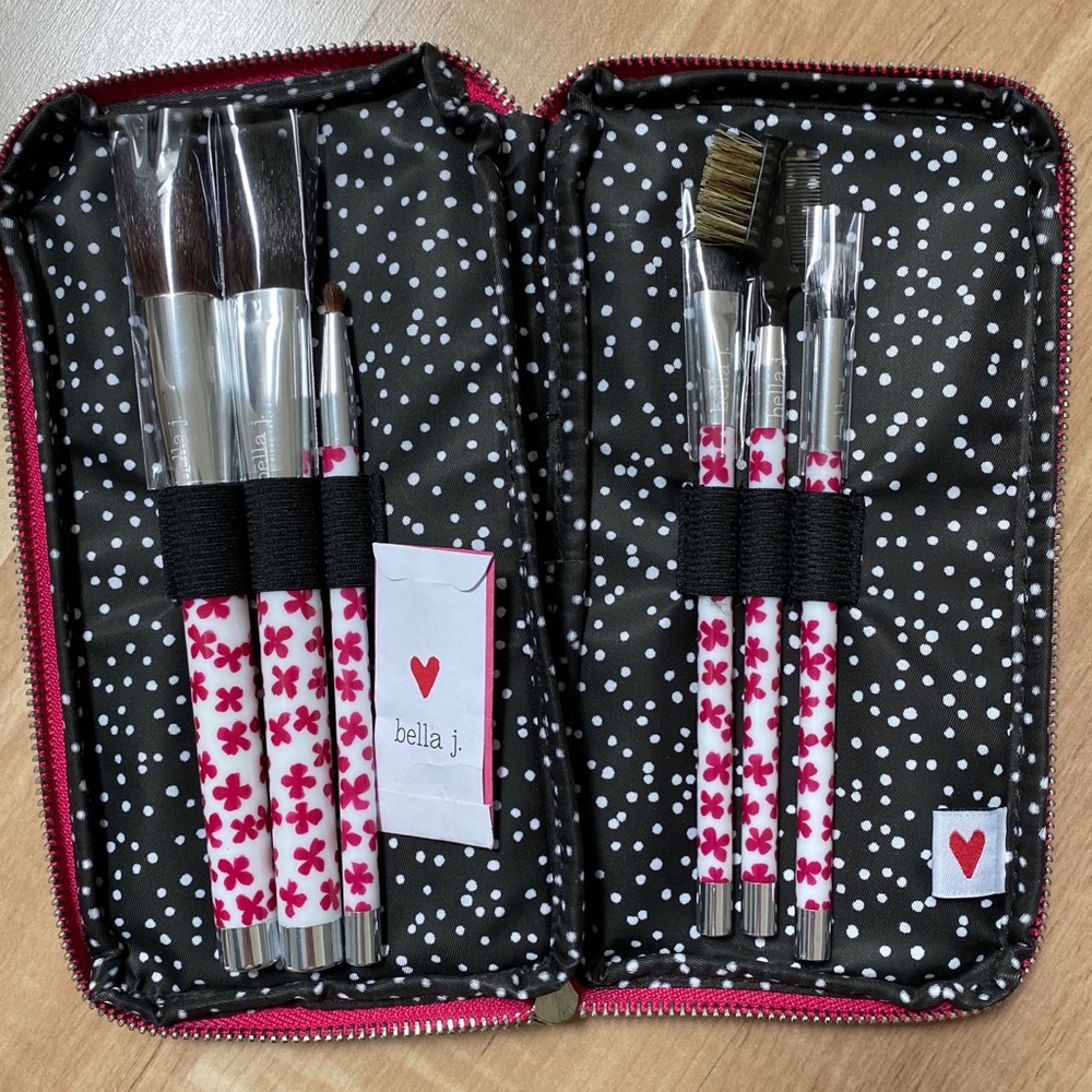 Bella travel make up brush set